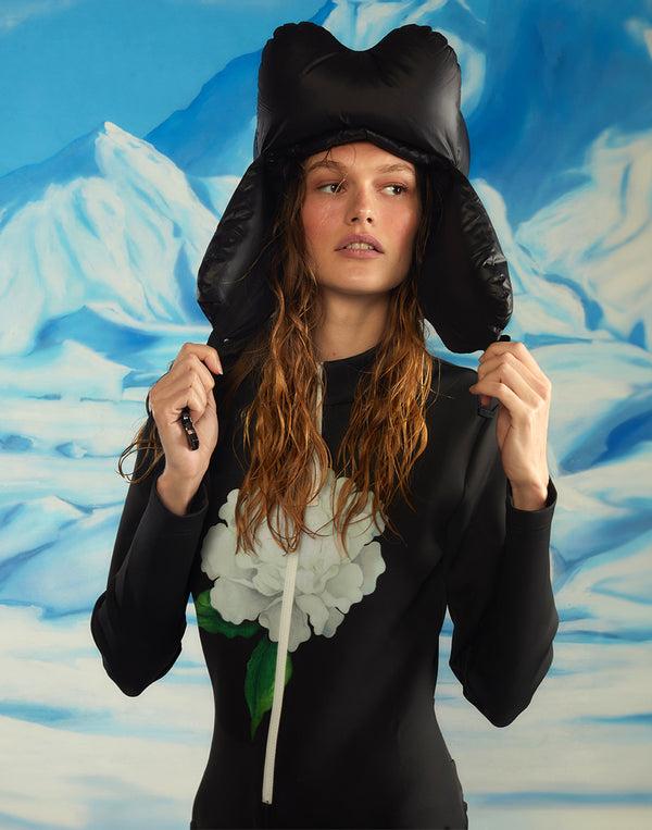 Cynthia Rowley Water Repellent Bonded Ski Suit