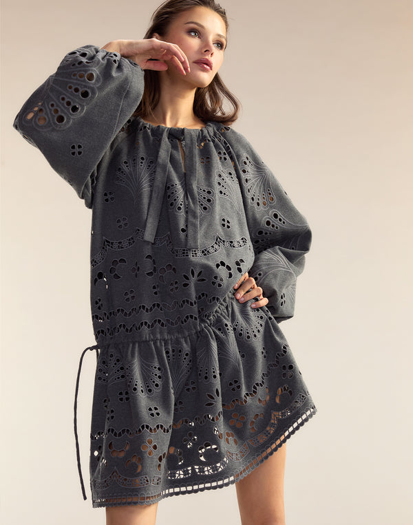 Cynthia Rowley Wellesley Embroidered Dress