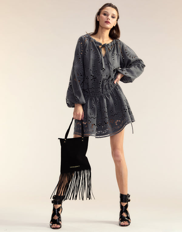 cynthia rowley Wellesley Embroidered Dress