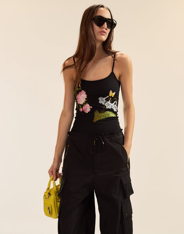cynthia rowley Wildflower Embroidered Cami