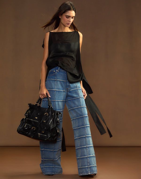 Cynthia Rowley Windswept Silk Blouse