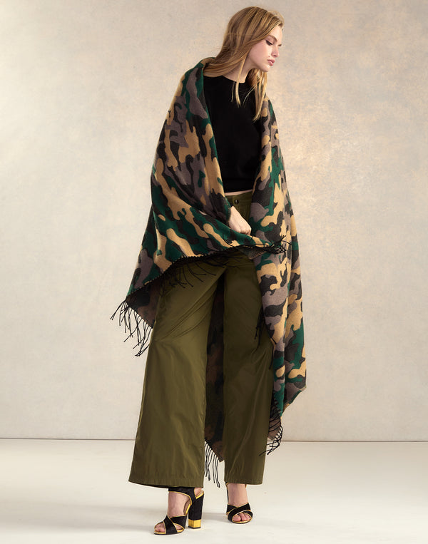 Cynthia Rowley Wool Cashmere Blanket Wrap