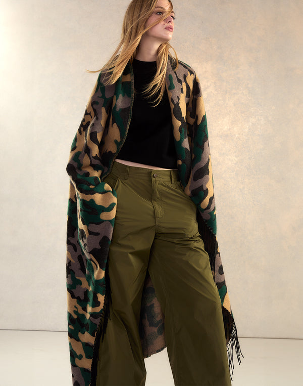 Cynthia Rowley Wool Cashmere Blanket Wrap