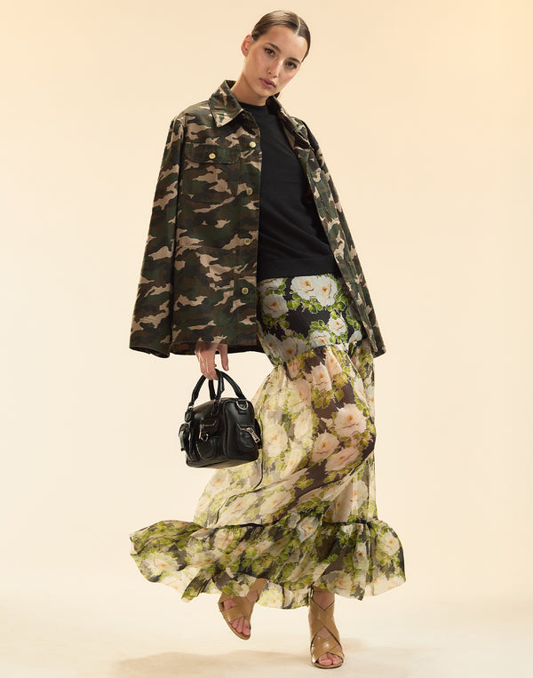 cynthia rowley Outward Bound Field Removable Fur Collar Jacket