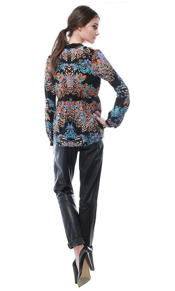 Cynthia Vincent Bell Sleeve Blouse