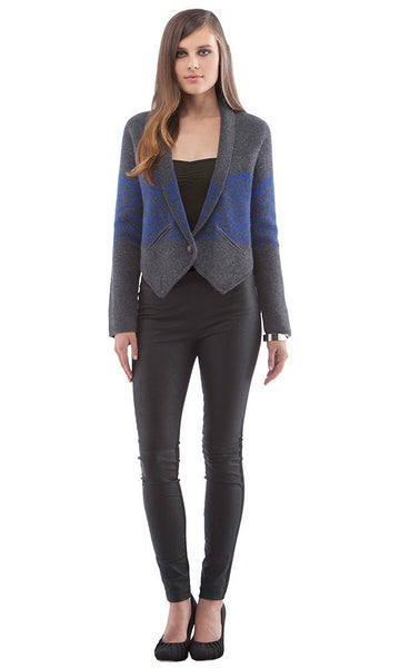 Cynthia Vincent BOILED WOOL CARDIGAN