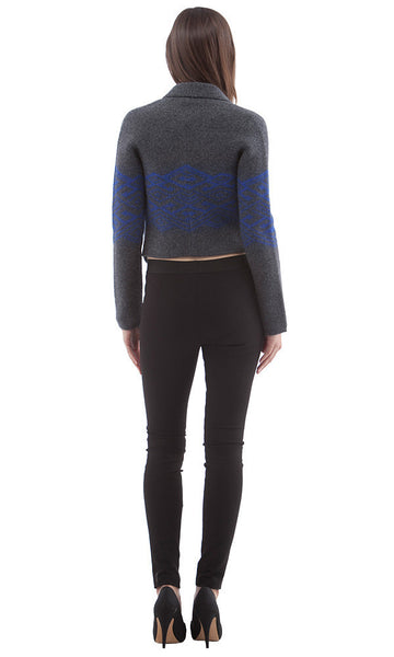 Cynthia Vincent BOILED WOOL CARDIGAN