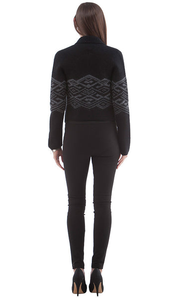 Cynthia Vincent BOILED WOOL CARDIGAN