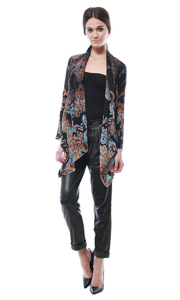 Cynthia Vincent Dip Dye Drape Top