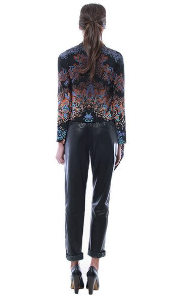 Cynthia Vincent Dip Dye Drape Top