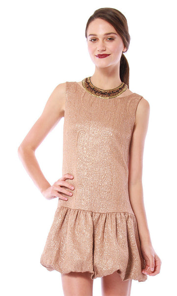 cynthia vincent Embellished Drop Waist Dress
