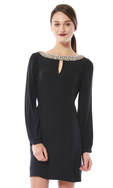 cynthia vincent Embellished V Back Shift