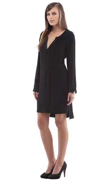 Cynthia Vincent Epaulette Shift Dress