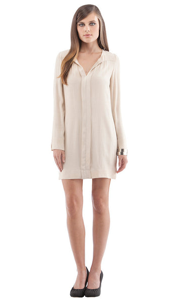 Cynthia Vincent Epaulette Shift Dress