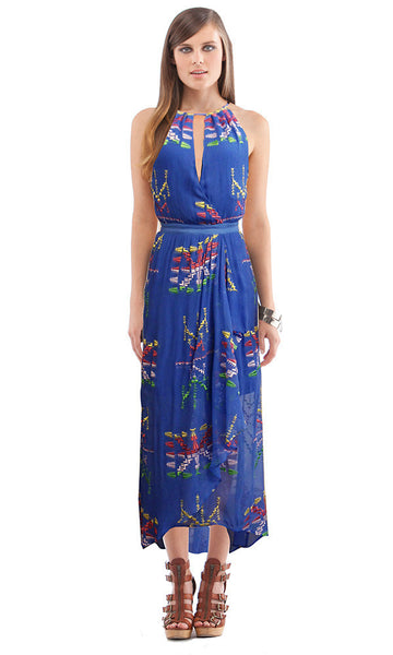 cynthia vincent Maxi with Elastic Waist Blue