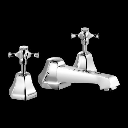 Czech & Speake London Complete Cubist Bath Shower Mixer – Deck Mounted