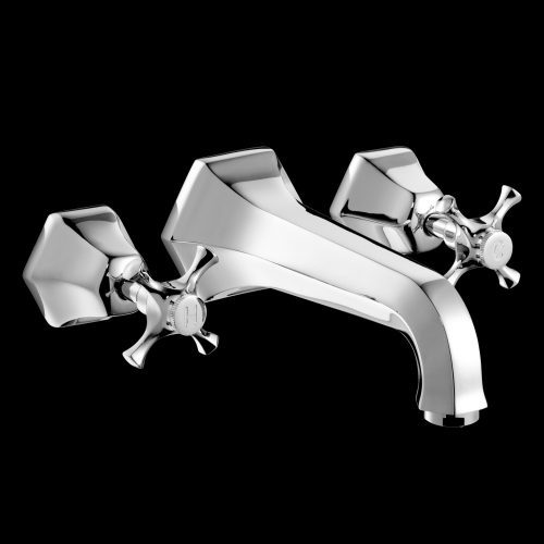 Czech & Speake London Complete Cubist Bath Shower Mixer – Wall Mounted