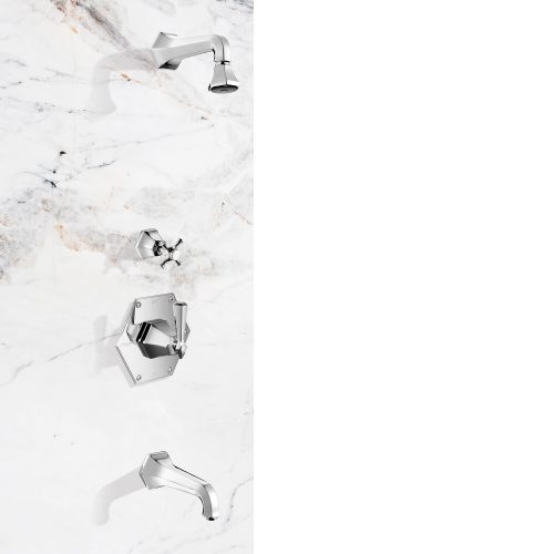 Czech & Speake London Complete Cubist Concealed Thermostatic Shower