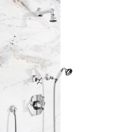 czech & speake london Complete Cubist Concealed Thermostatic Shower