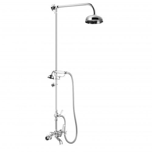 Czech & Speake London Complete Edwardian Bath Shower Mixer – Wall Mounted