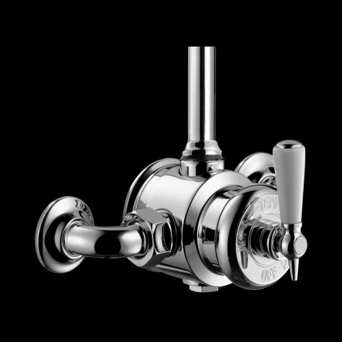 Czech & Speake London Complete Edwardian Shower With Exposed Thermostatic Mixer – Wall Mounted