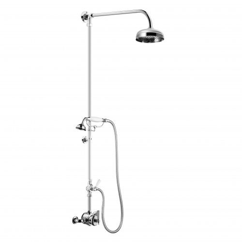 Czech & Speake London Complete Edwardian Shower With Exposed Thermostatic Mixer – Wall Mounted