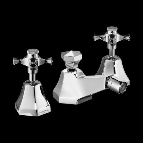 czech & speake london Cubist Bidet Mixer Pop Up Waste