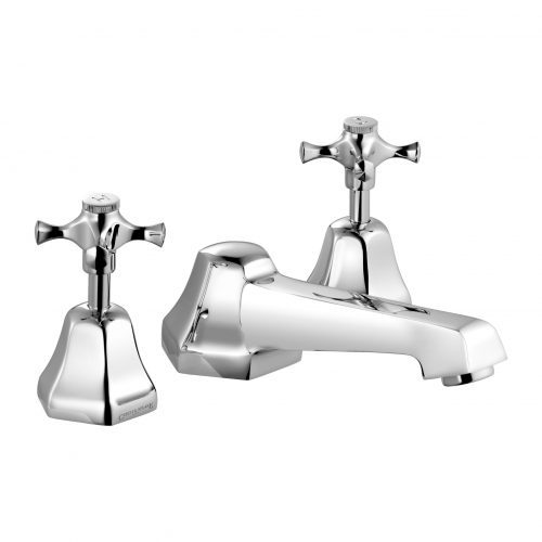 czech & speake london Cubist Bath Mixer – Deck Mounted