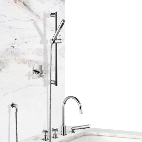 Czech & Speake London DCA Complete Bath & Shower Set