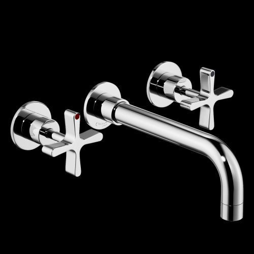 Czech & Speake London DCA Complete Shower With Bath Mixer – Wall Mounted
