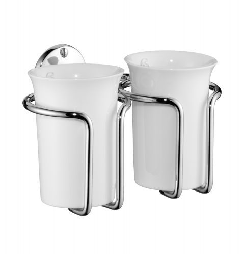 czech & speake london Edwardian Double Tumbler Holder