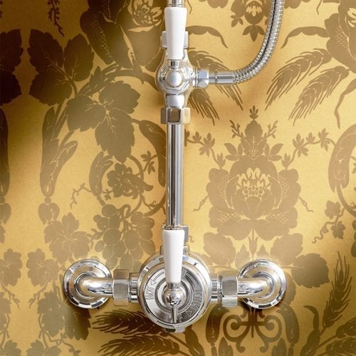 Czech & Speake London Edwardian Exposed Thermostatic Mixer – Wall Mounted