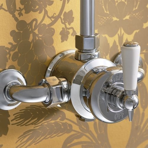 Czech & Speake London Edwardian Exposed Thermostatic Mixer – Wall Mounted