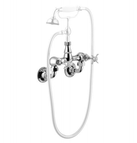czech & speake london Edwardian Shower Mixer – Wall Mounted (Adjustable Or Fixed Unions)
