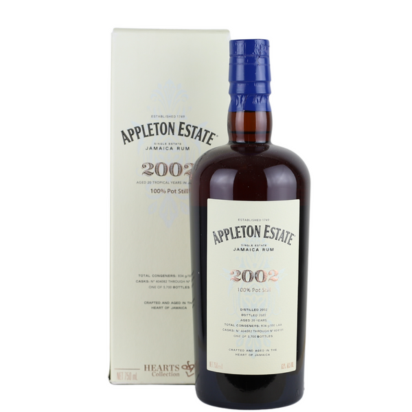 d&m Appleton 20 Year 2002 Hearts Collection Jamaican Rum