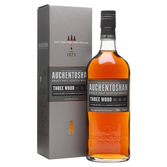 d&m Auchentoshan Three Wood Single Malt Scotch Whisky