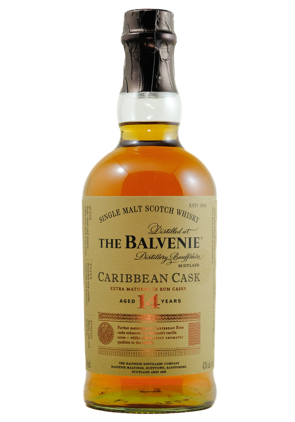 d&m Balvenie 14 Year Caribbean Rum Casks Single Malt Scotch Whisky