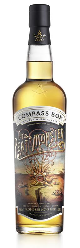 d&m Compass Box Peat Monster Blended Malt Scotch Whisky