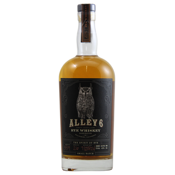 d&m Alley Rye Whiskey