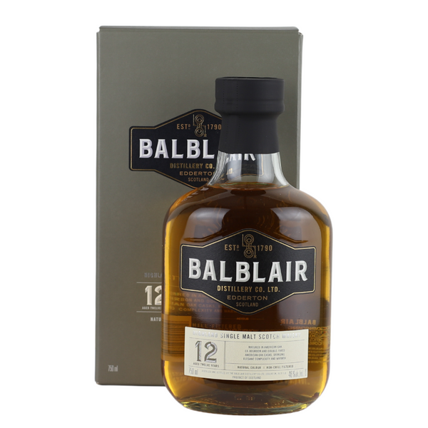 d&m Balblair 12 Year Old Single Malt Scotch Whisky