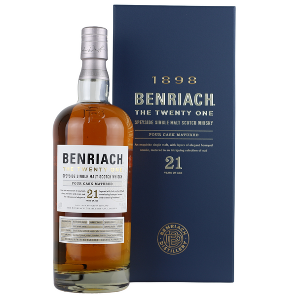 d&m Benriach 21 Year Single Malt Scotch Whisky