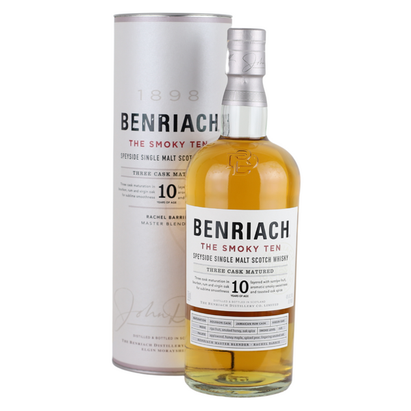 d&m Benriach The Smoky Ten Single Malt Scotch