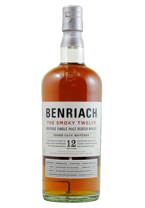d&m Benriach The Smoky Twelve Single Malt Scotch