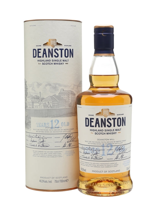 d&m Deanston 12 Year Single Malt Scotch Whisky