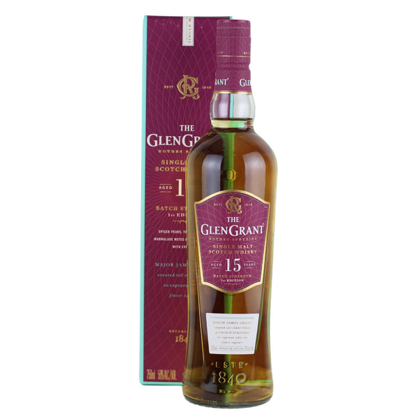 d&m Glen Grant 15 Year Single Malt Scotch Whisky