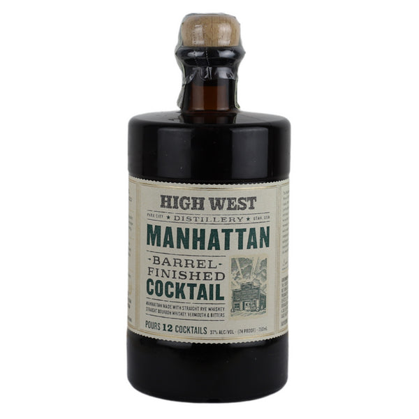 d&m High West Manhattan Barrel Finished Cocktail