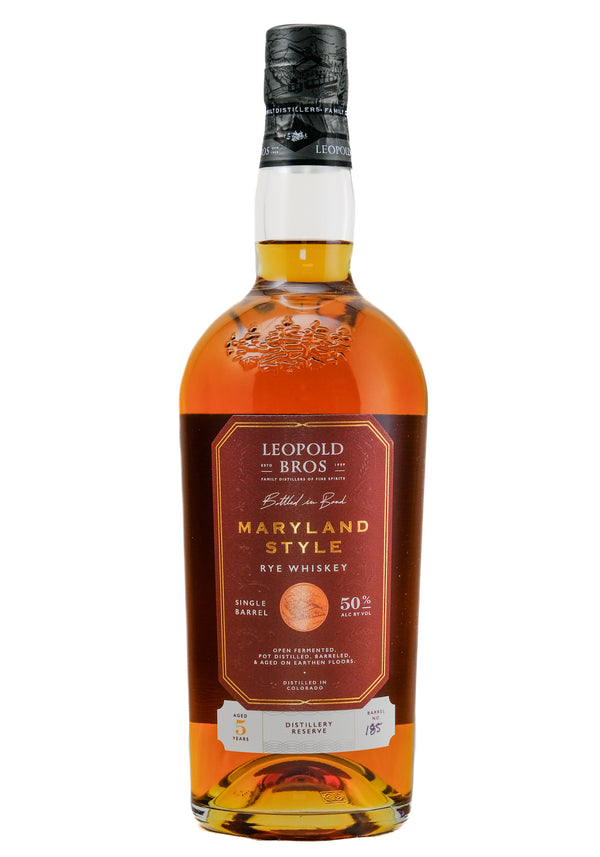 d&m Leopold Bros. Maryland Style Rye Whiskey