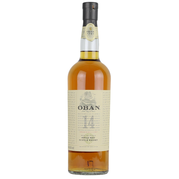 d&m Oban 14 Year Single Malt Scotch Whisky