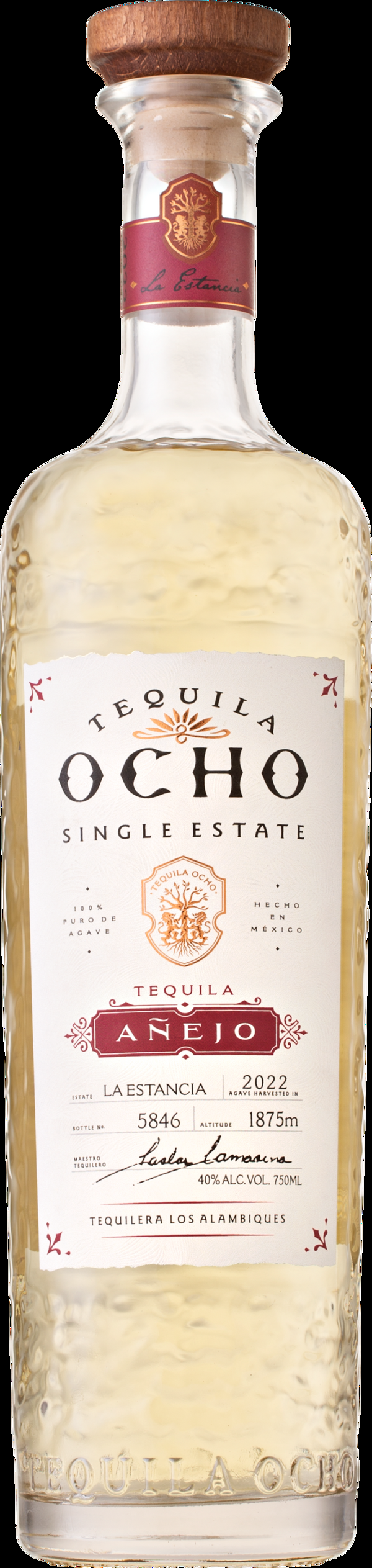 d&m Tequila Ocho Single Estate Anejo Tequila