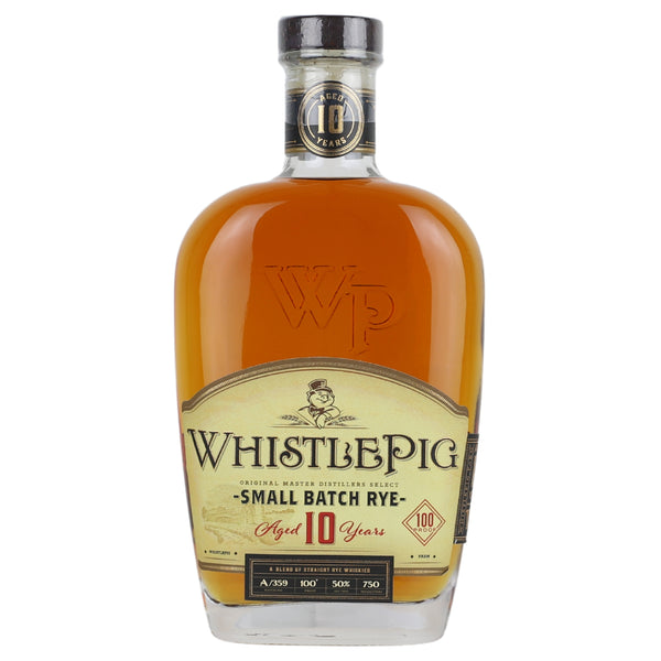 d&m WhistlePig 10 Year Old Straight Rye Whiskey